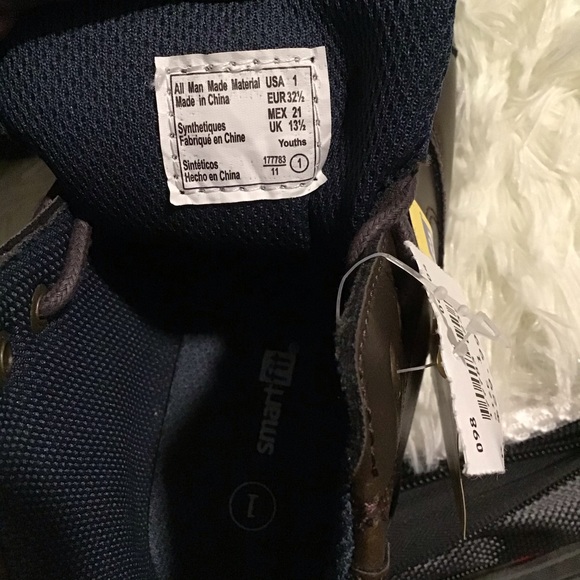 Smart Fit, Boys Brown Boots Size 1 NWT - Picture 10 of 11